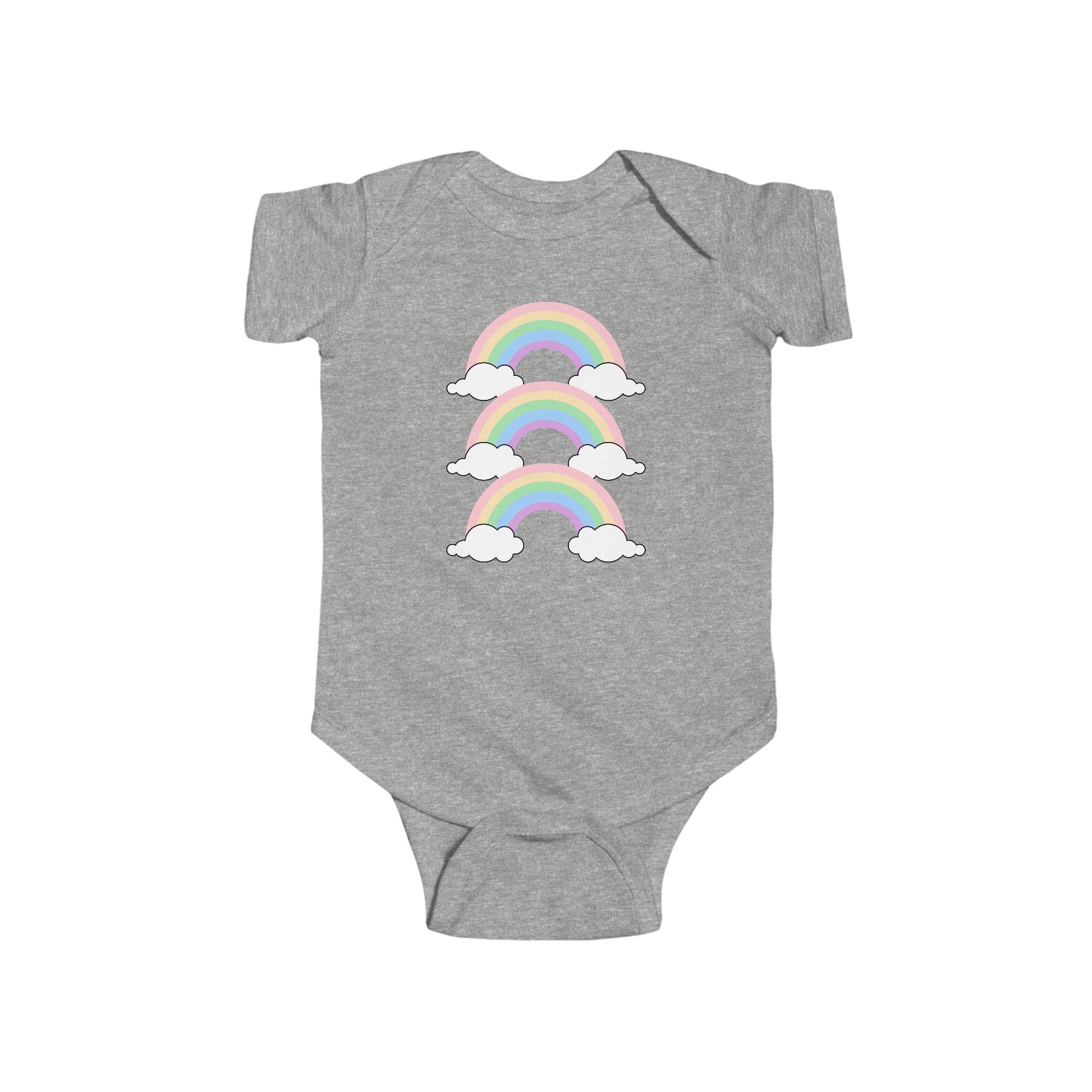 Rainbows Infant Fine Jersey Bodysuit