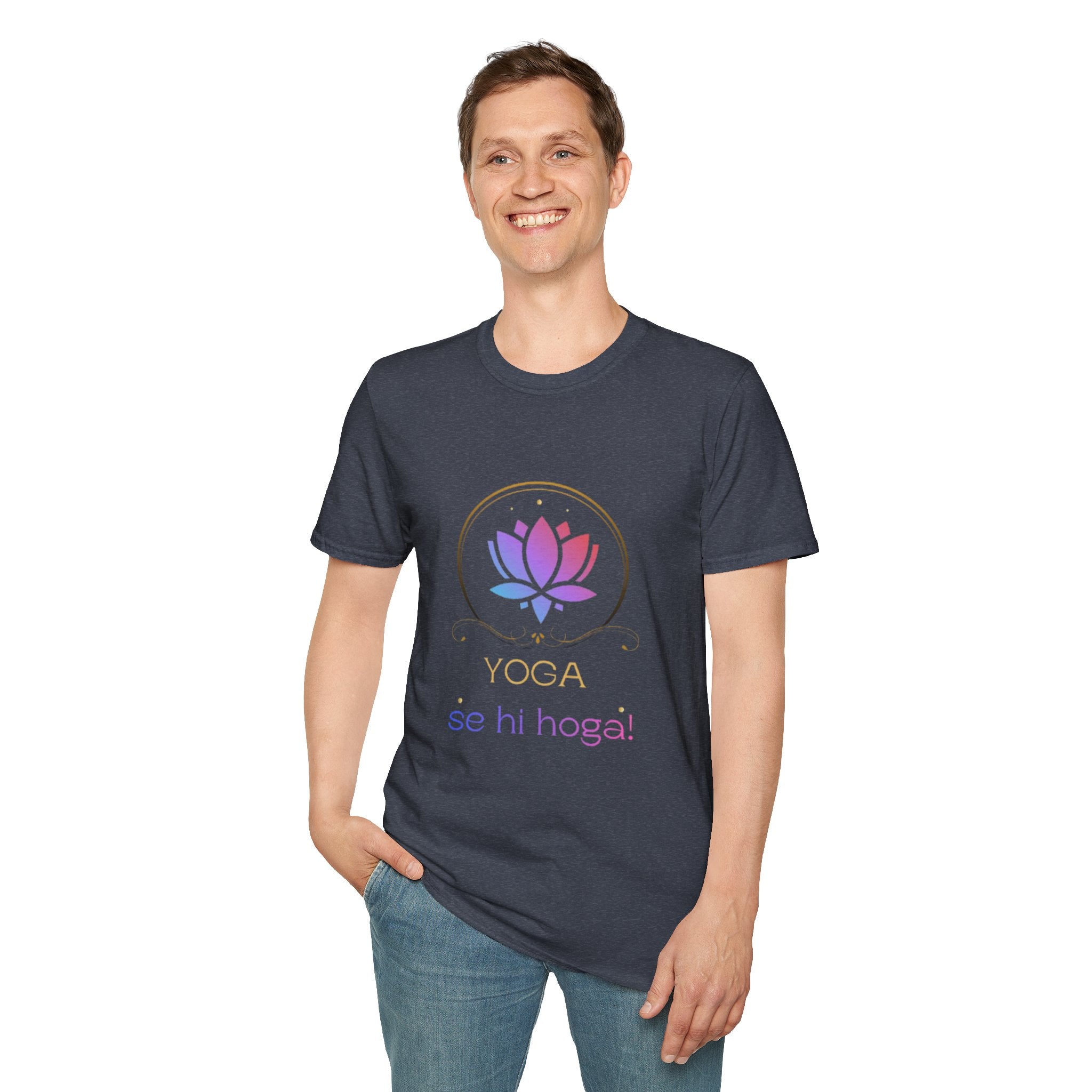 Yoga Se Hi Hoga Unisex Softstyle T-Shirt