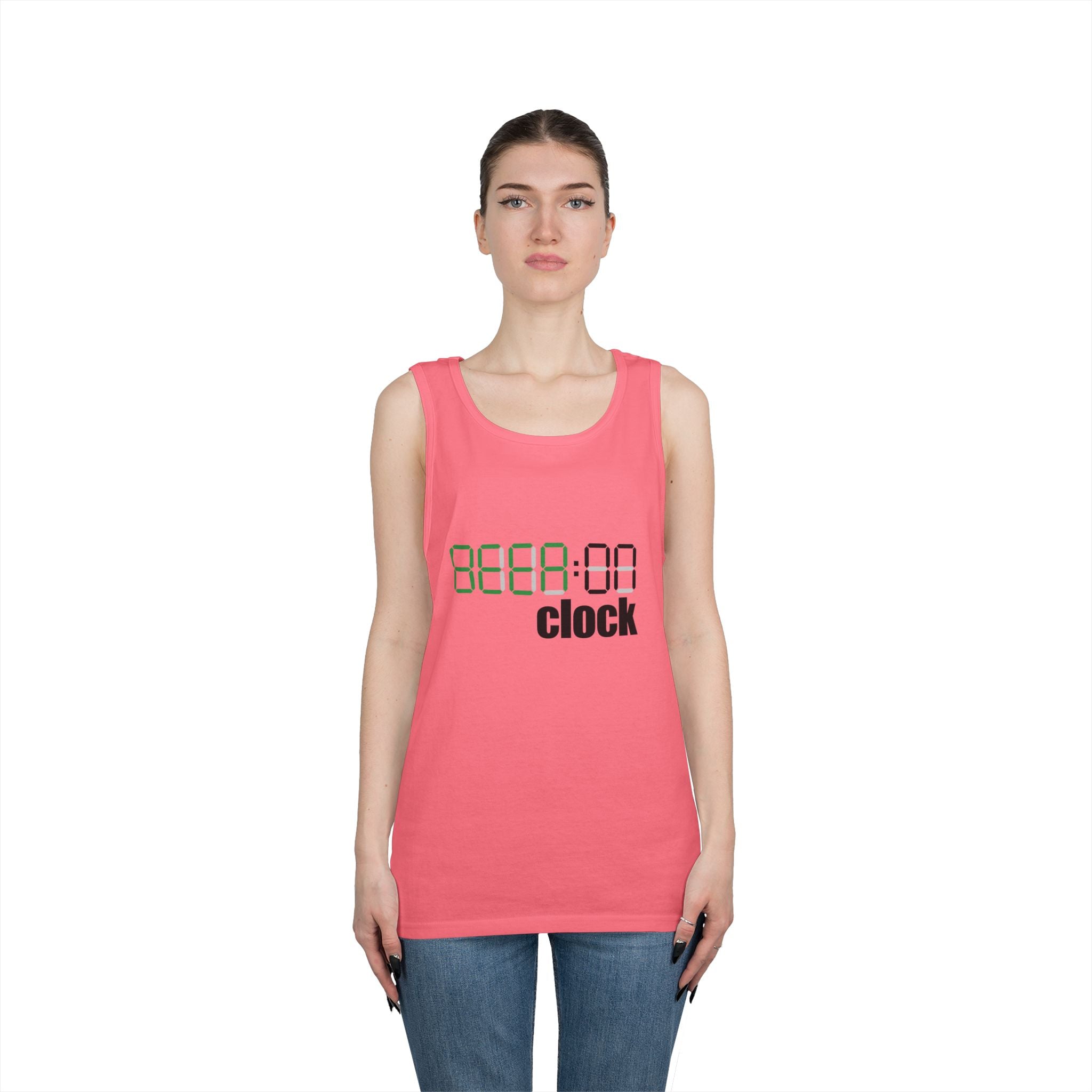 Beer O Clock Unisex Heavy Cotton Tank Top