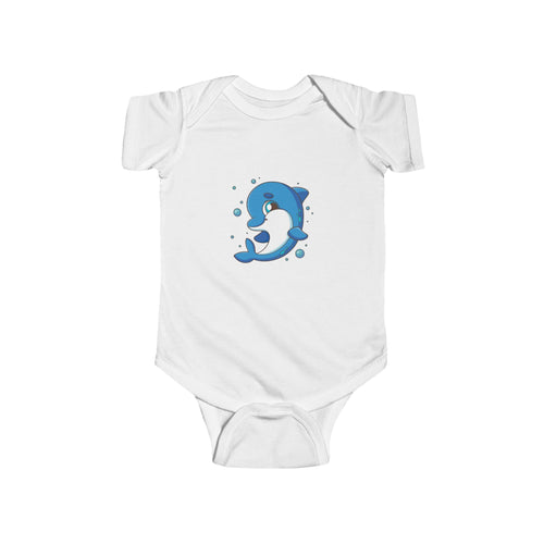 Dolphin Infant Fine Jersey Bodysuit