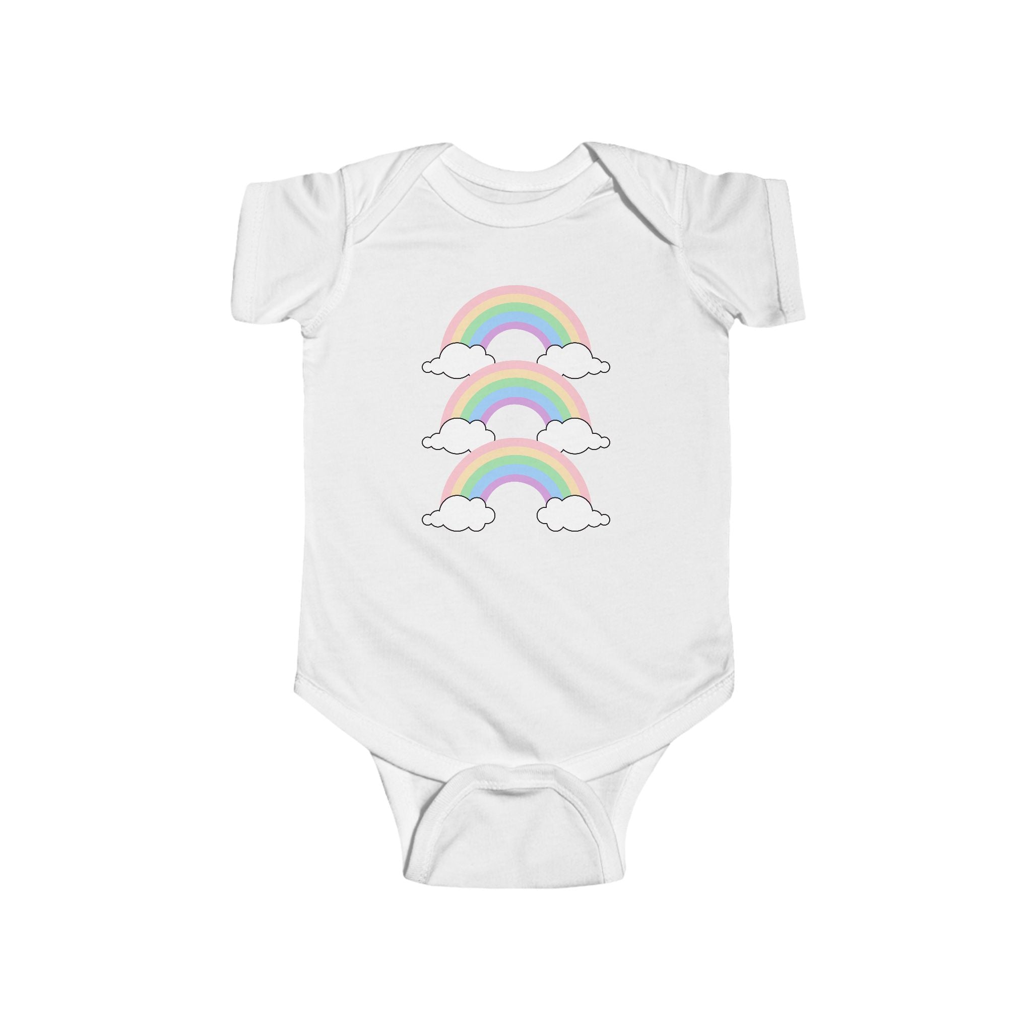 Rainbows Infant Fine Jersey Bodysuit