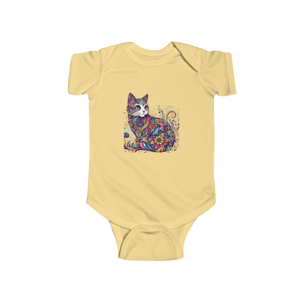 Colour kitty Infant Fine Jersey Bodysuit