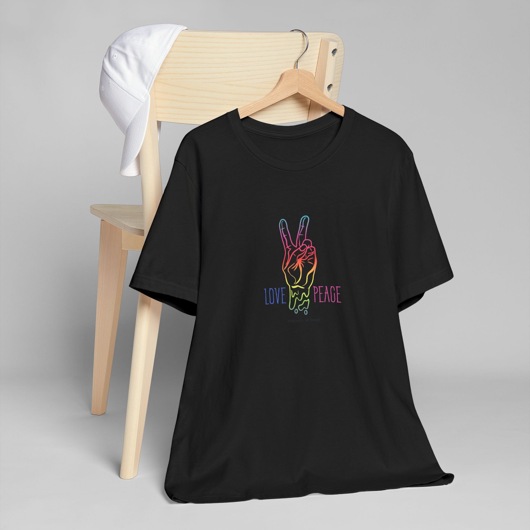 Peace Love Unisex Jersey T-Shirt