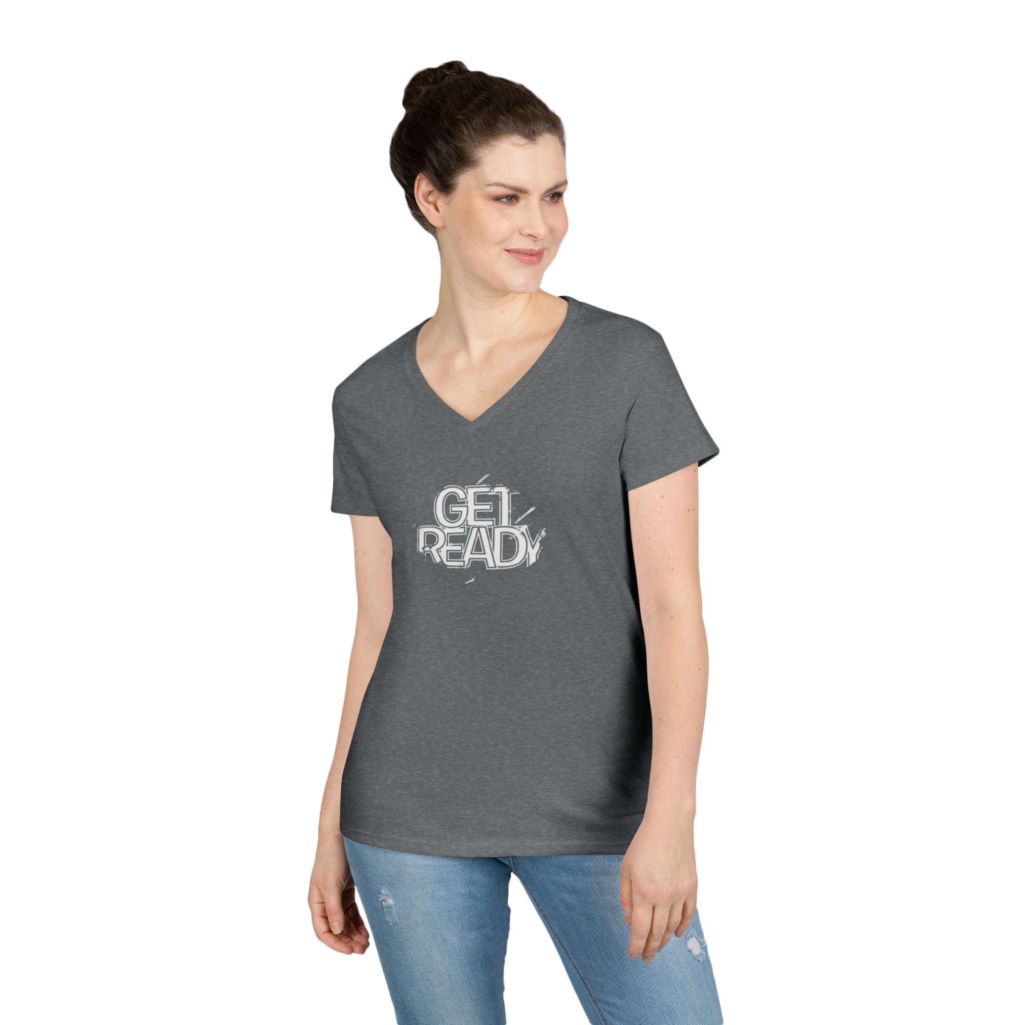 Get Ready Workout Ladies' V-Neck T-Shirt