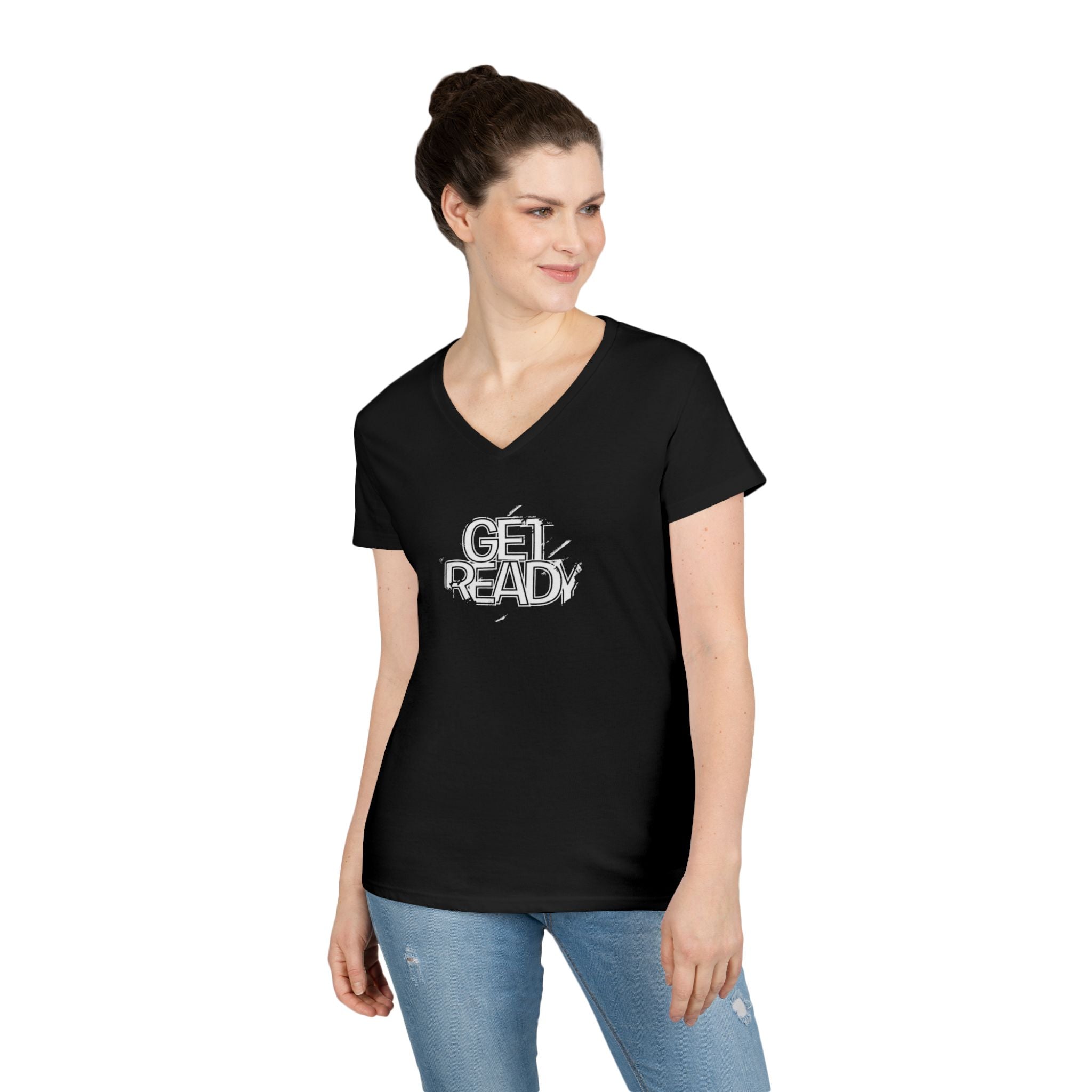 Get Ready Workout Ladies' V-Neck T-Shirt