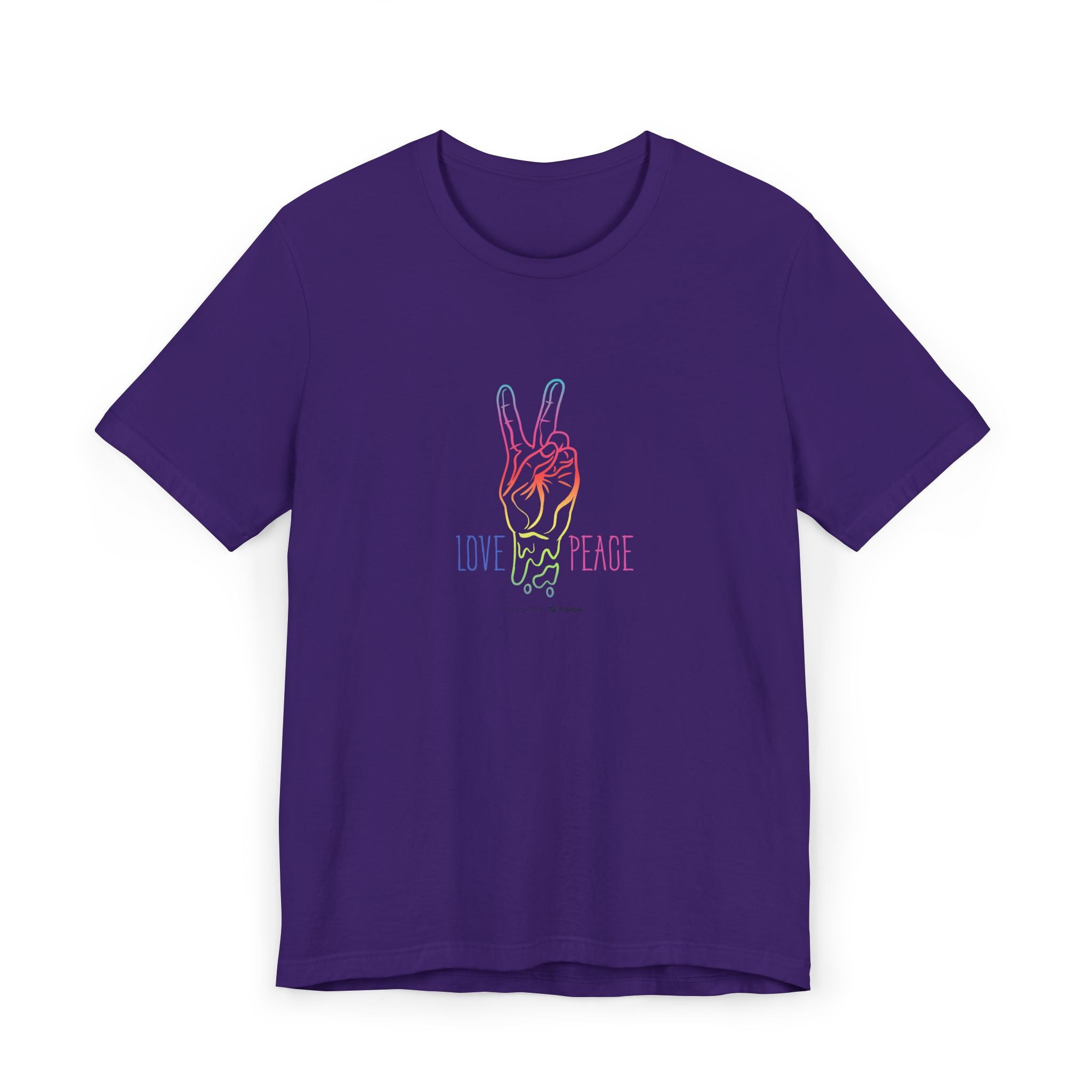 Peace Love Unisex Jersey T-Shirt