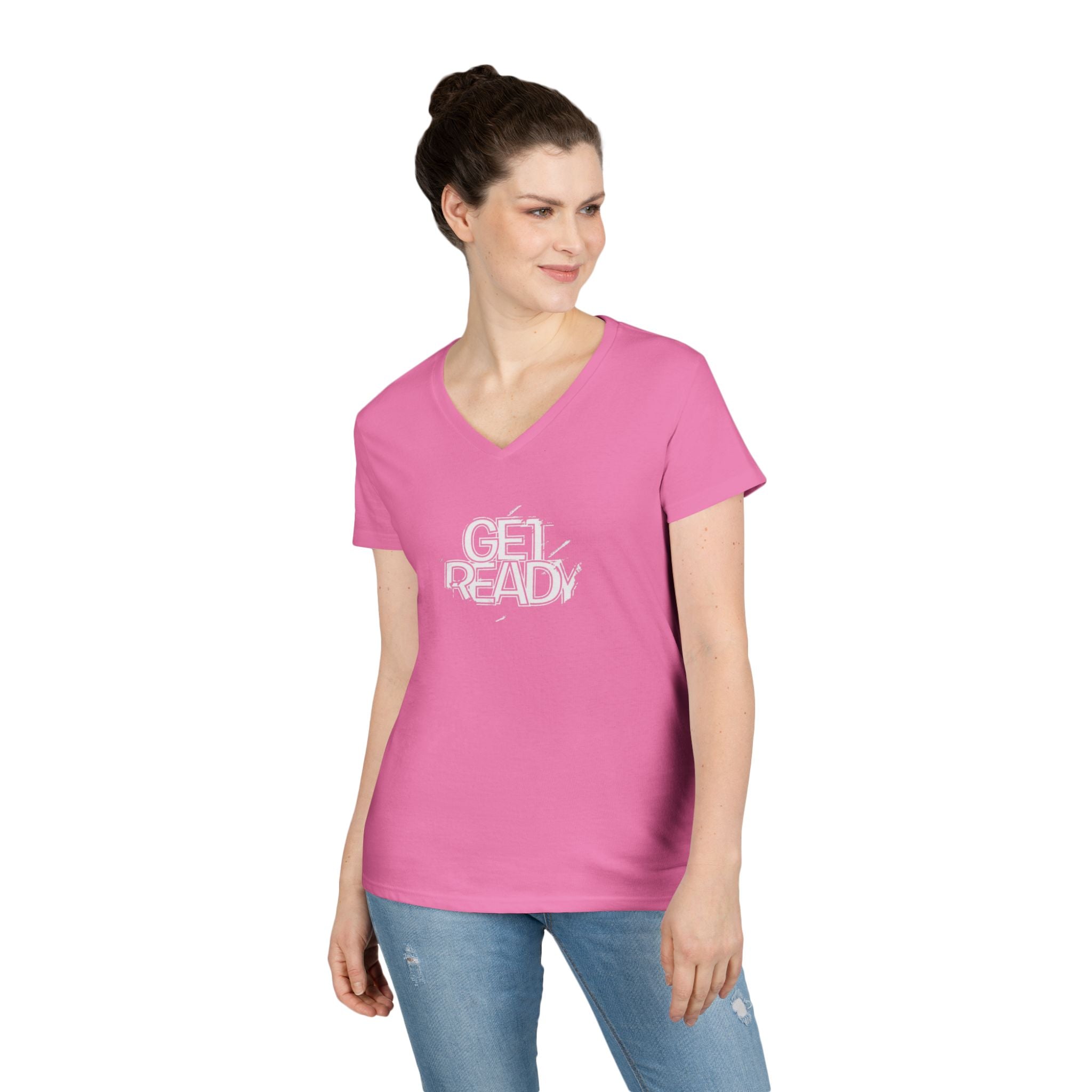 Get Ready Workout Ladies' V-Neck T-Shirt