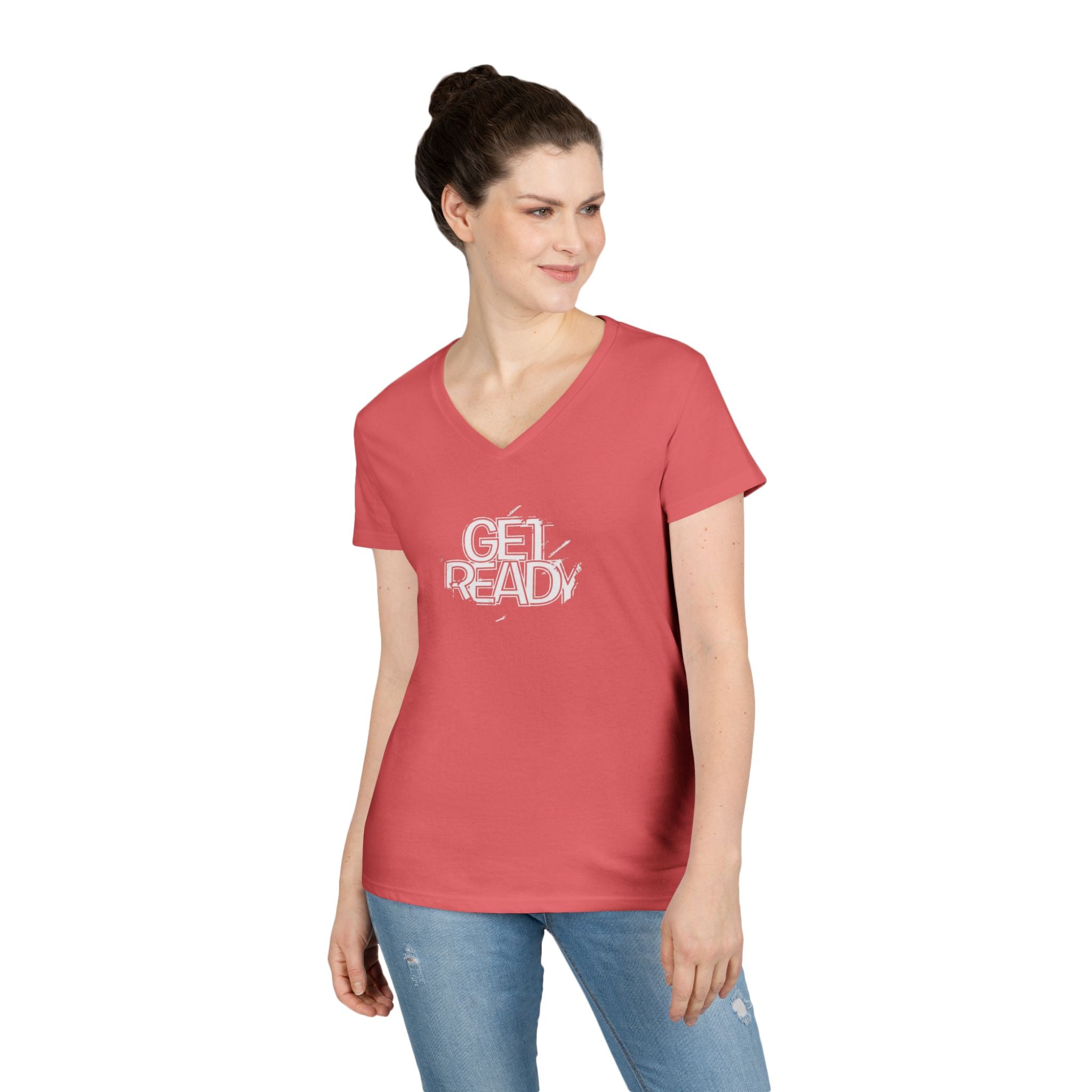 Get Ready Workout Ladies' V-Neck T-Shirt