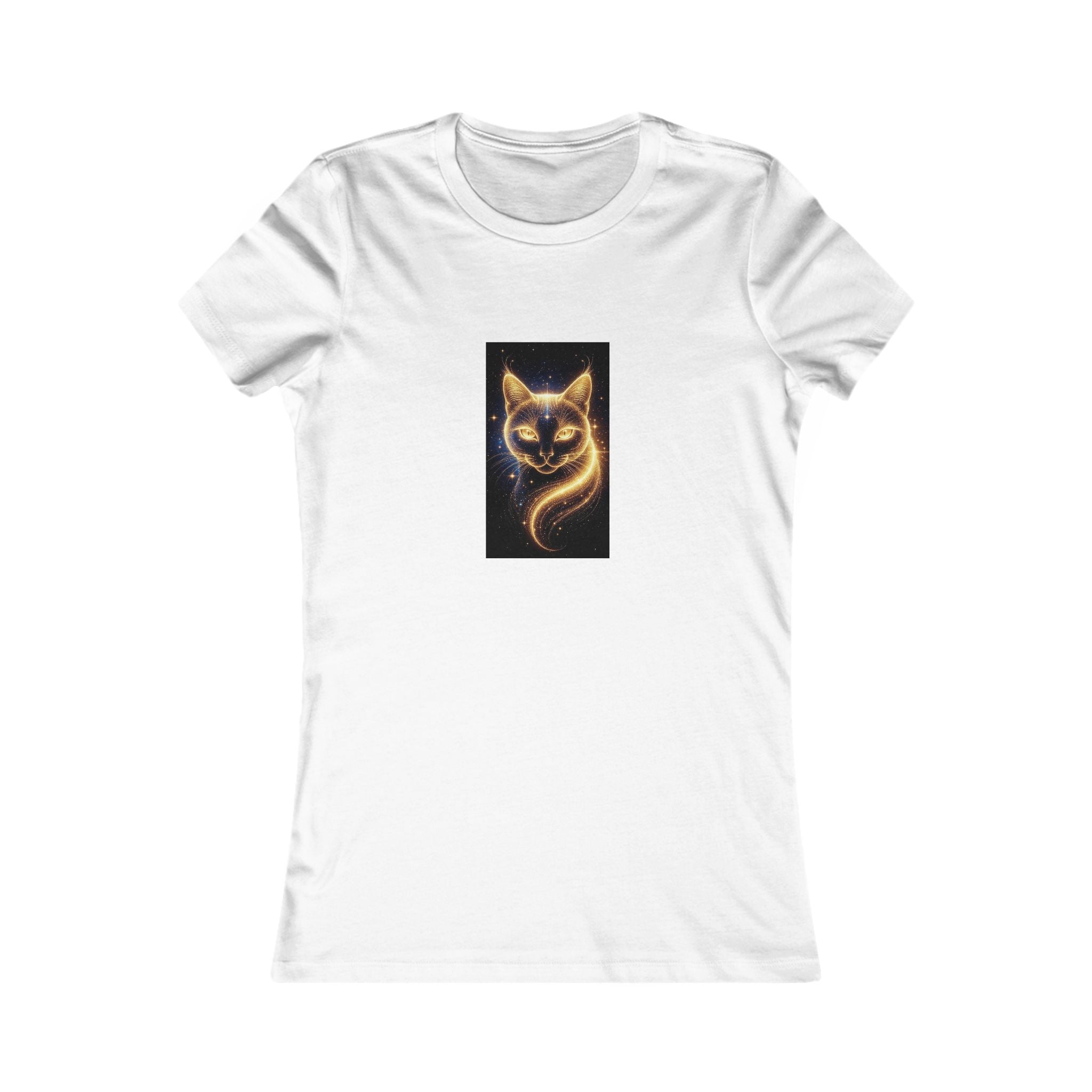JUST FR YOU Glowing Cat Women's Favourite Tee