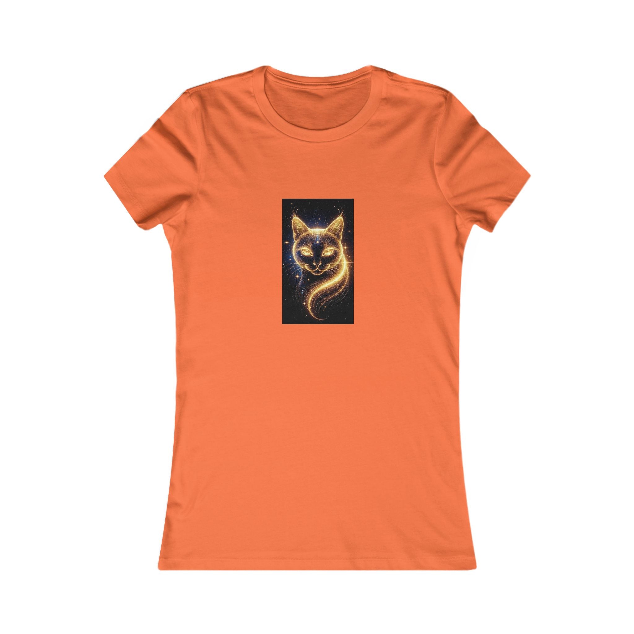 JUST FR YOU Glowing Cat Women's Favourite Tee