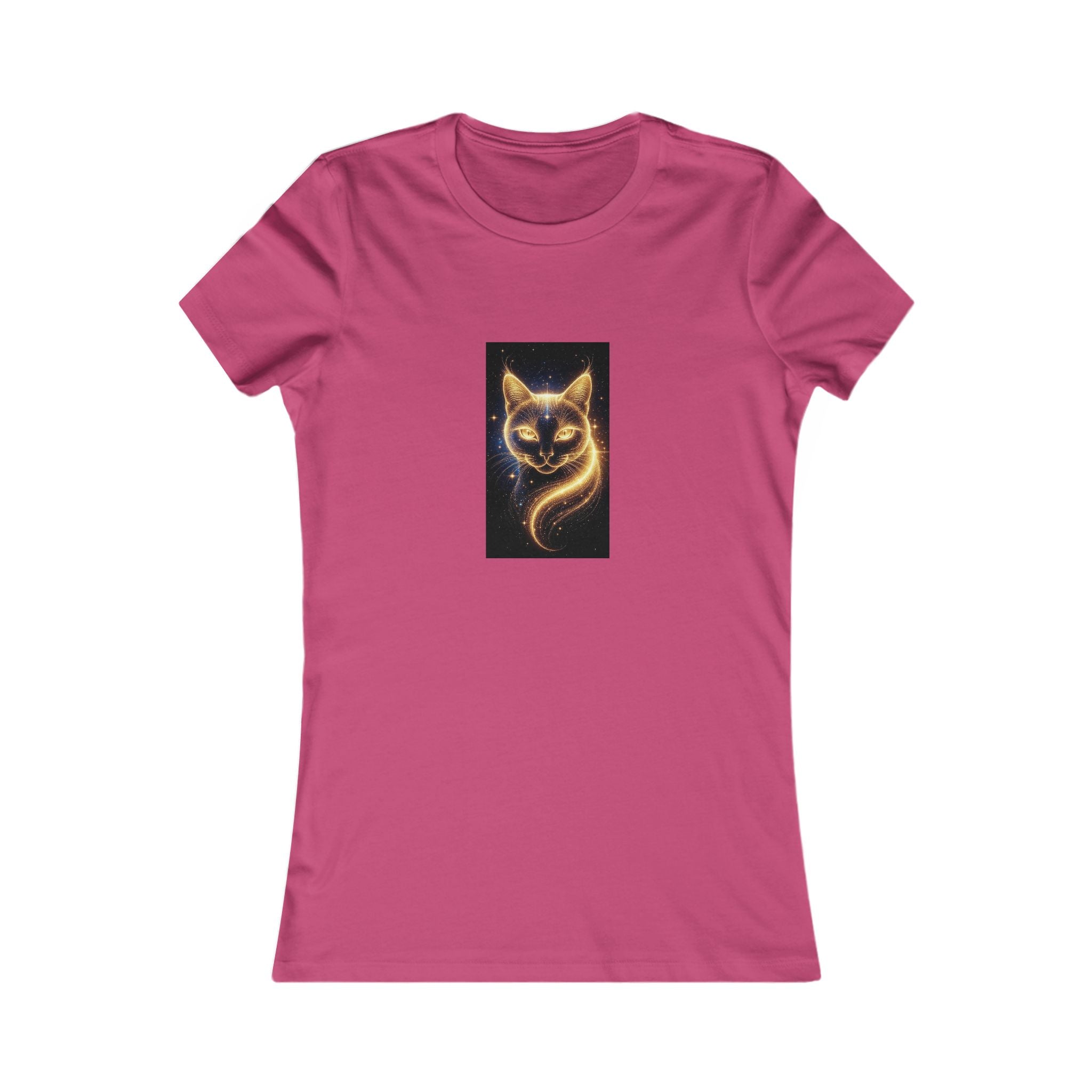 JUST FR YOU Glowing Cat Women's Favourite Tee