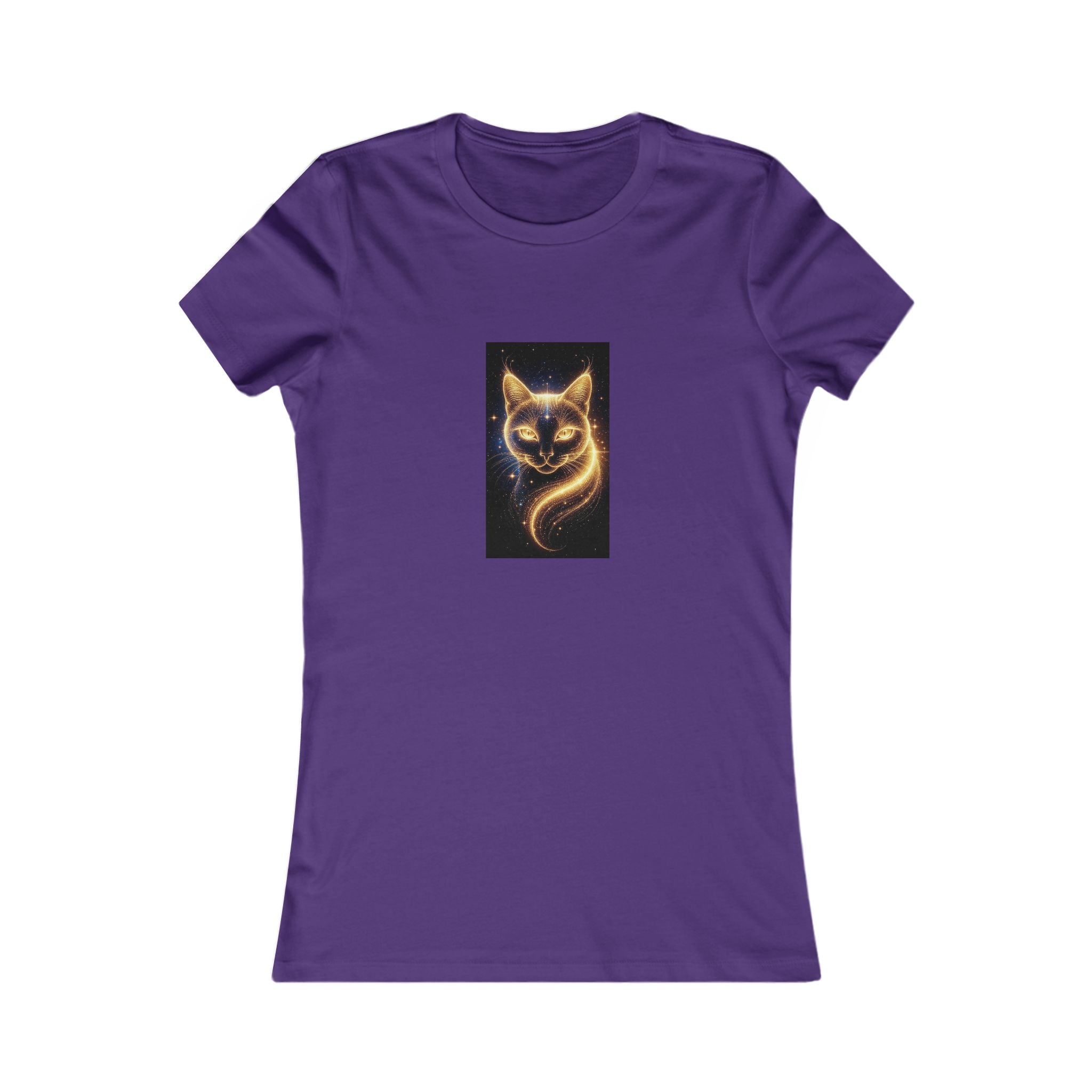 JUST FR YOU Glowing Cat Women's Favourite Tee