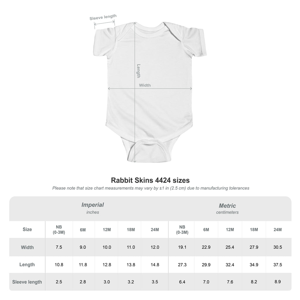 Colour kitty Infant Fine Jersey Bodysuit