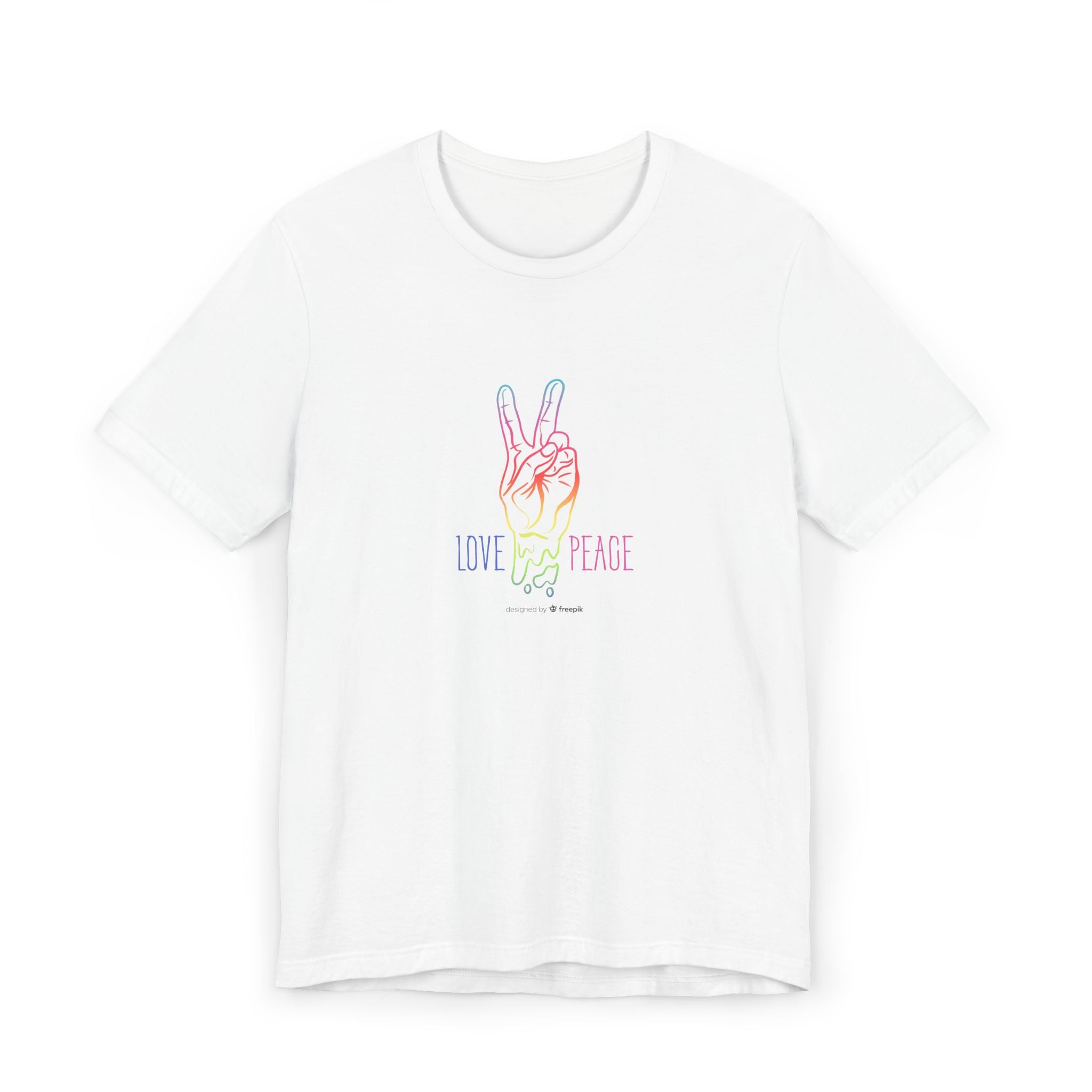 Peace Love Unisex Jersey T-Shirt