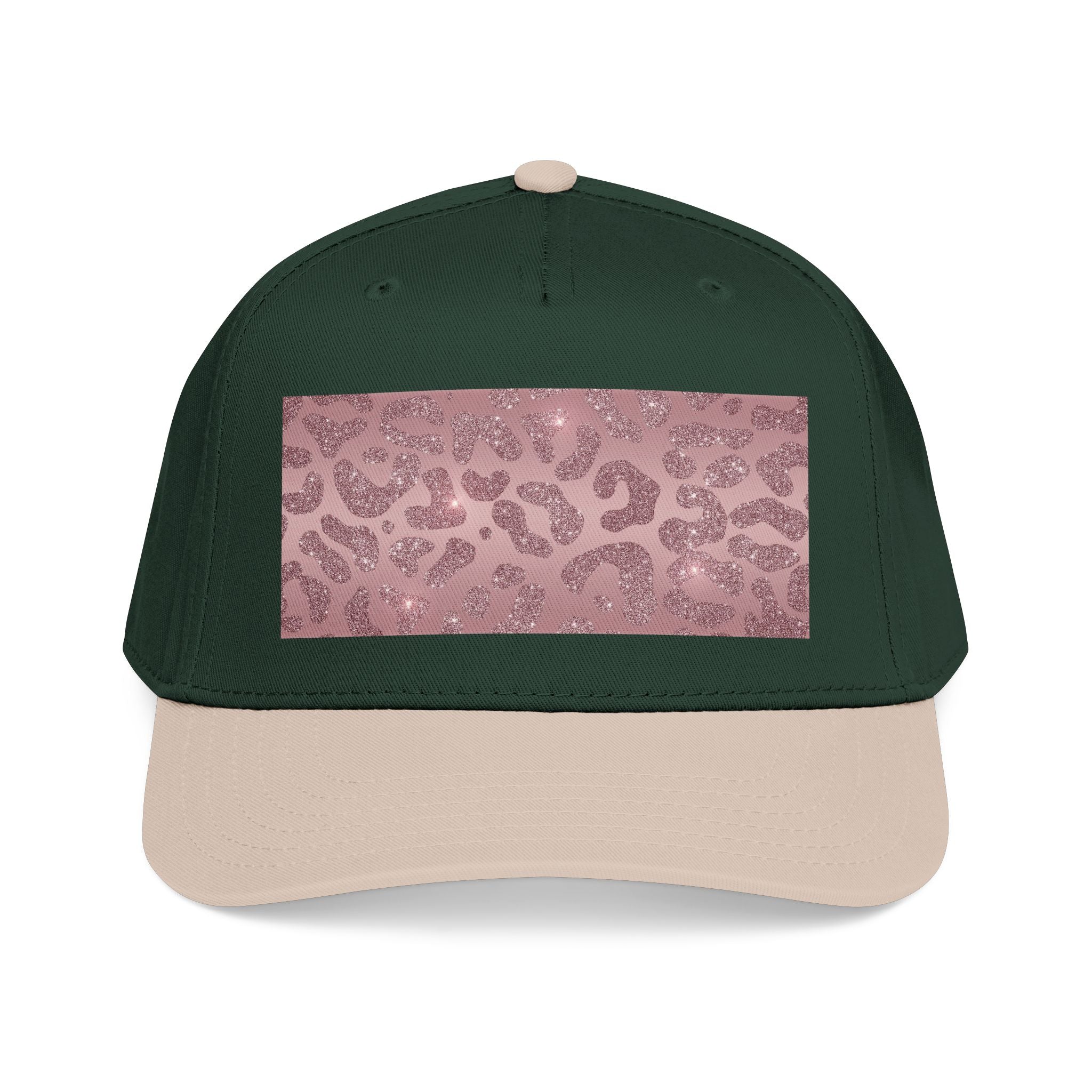 JUST FR YOU Animal Print Mid Profile Baseball Cap