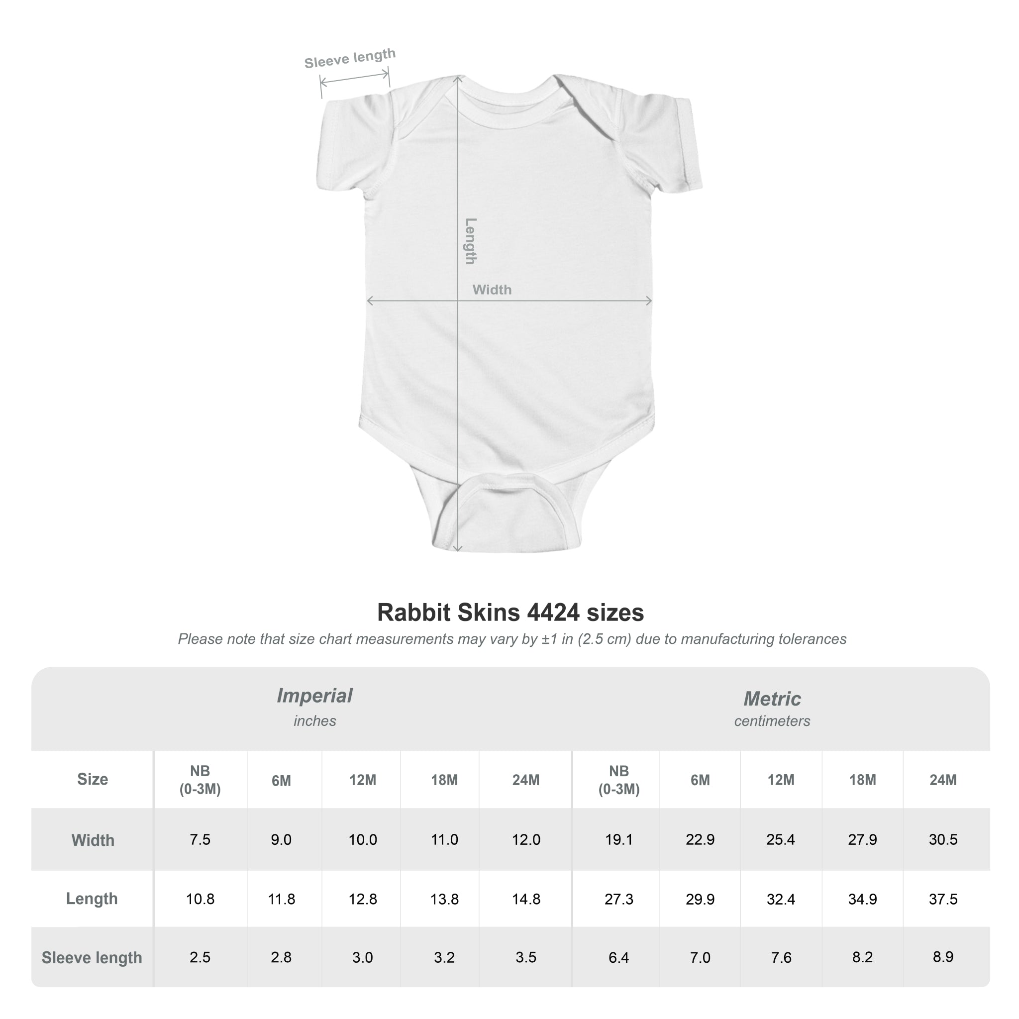 Star Infant Fine Jersey Bodysuit