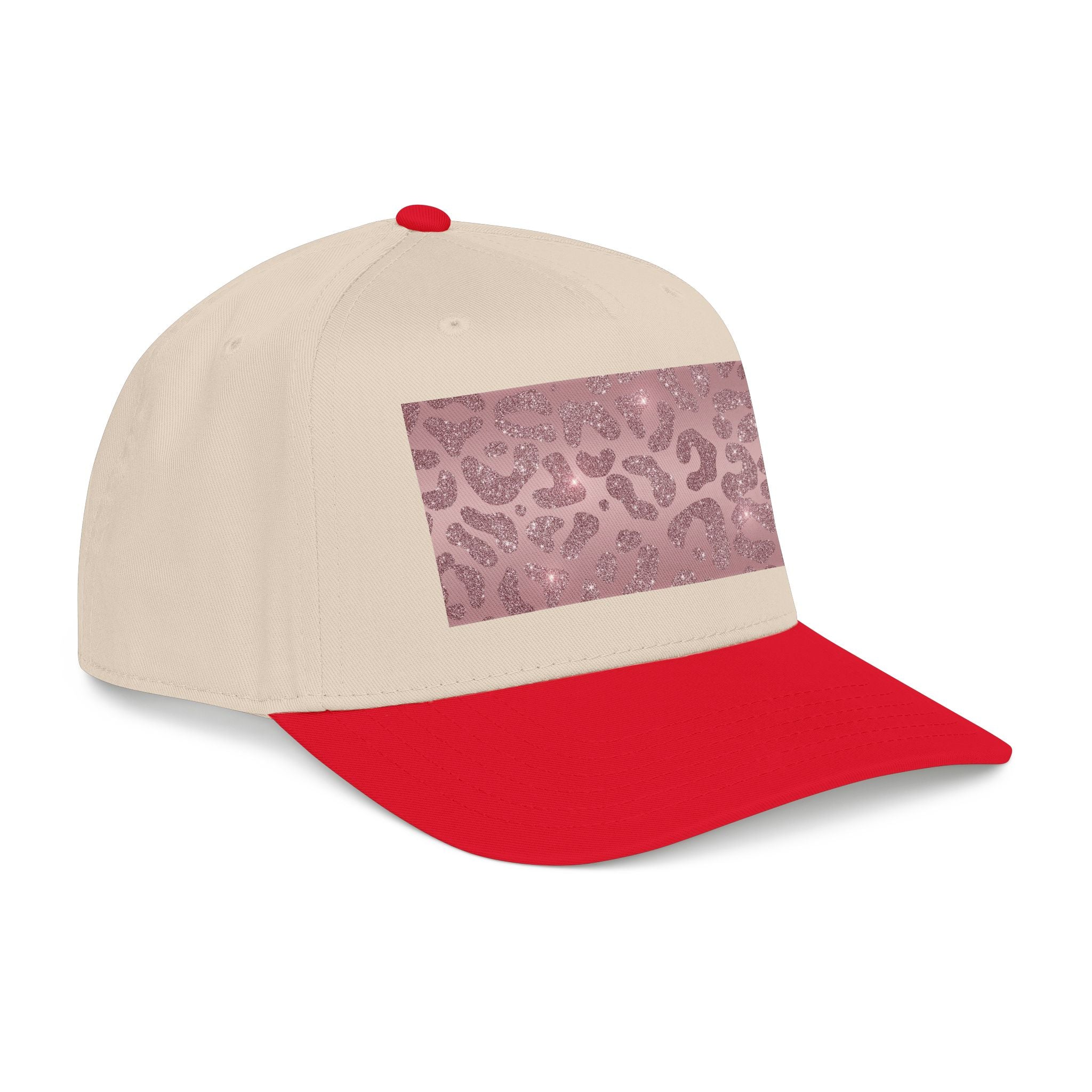 JUST FR YOU Animal Print Mid Profile Baseball Cap
